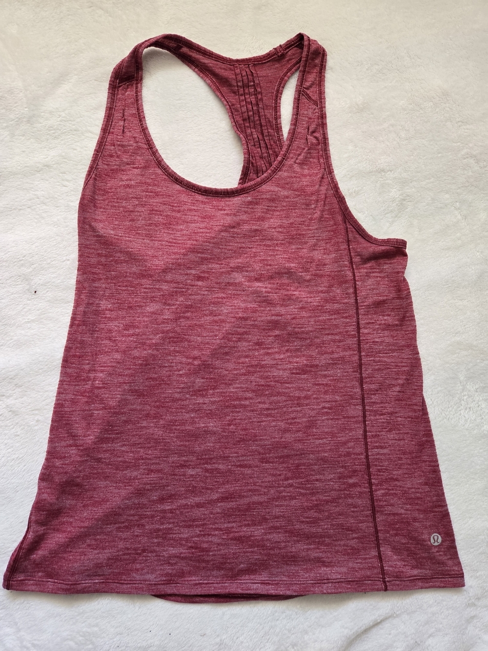 lululemon athletica Heather Raspberry Racerback Tank